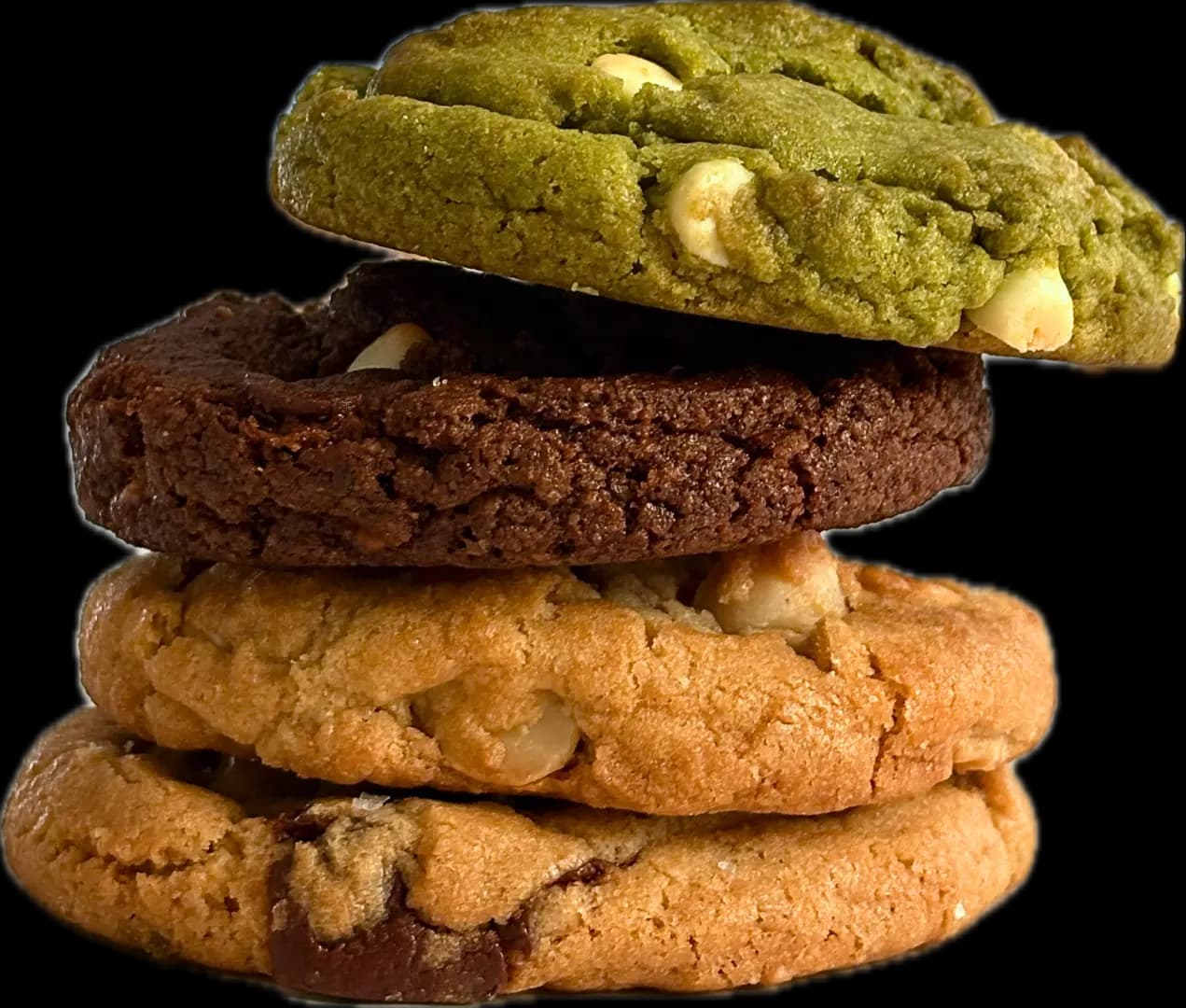 A plate of cookies, fresh from the oven